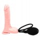 Pink inflatable dildo 15 x 3.5 cm