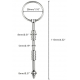 Clave Metall-Urethra-Stange 8.5cm - Durchmesser 8mm