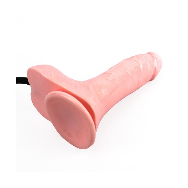 Pink inflatable dildo 15 x 3.5 cm