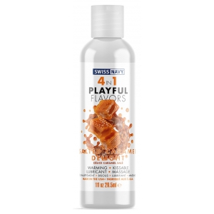 Swiss Navy Playful 4 In 1 Salted Caramel Delight - 30ml/1oz