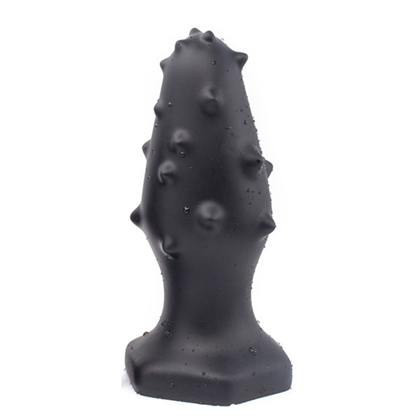 Silicone plug Monster Spike XL 16 x 6.5cm Black