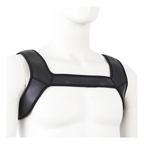 SHOULD WIDE Neoprene Harness Black