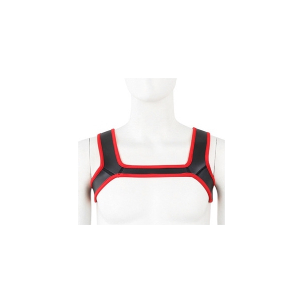 DEVERÁ LARGAR o Arnês de Neoprene Black-Red