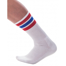 Barcode Berlin Chaussettes ME-TIME Blanc-Rouge-Bleu