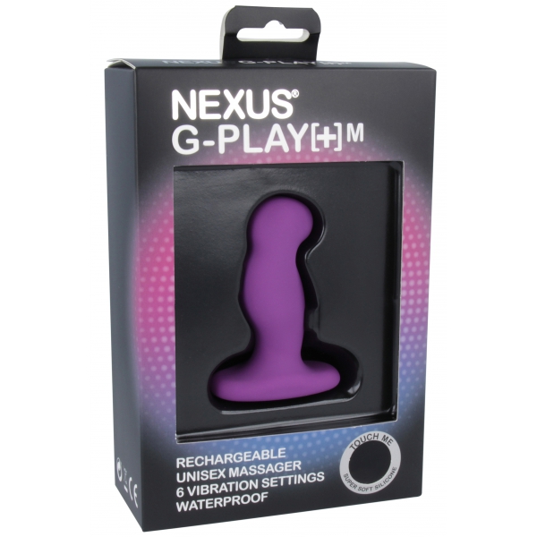 G-Play M Nexus Plug prostatico vibrante 7,5 x 2,9 cm viola