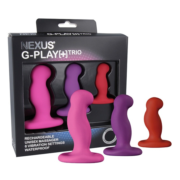 G-Play Nexus Vibrerende Plug Set van 3