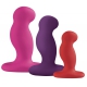 Nexus - G-Play Trio Plus Unisex Vibrator Pack S/M/L Pink Red Purple