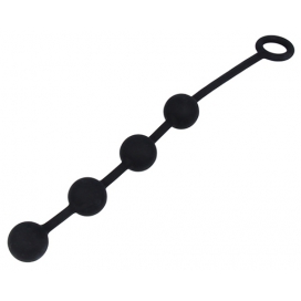 Nexus - Excite Medium Silicone Anal Beads Black 