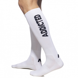 Addicted FETISH SOCKS White-Black