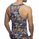 COMIC Addicted Tank Top Navy