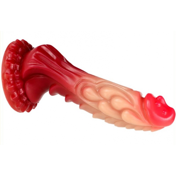 Gradient Color Animal Dildos - 06 RED