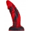 Gode monster Squax 18 x 5.5cm Noir-Rouge