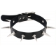 Spikes Punk Neck Collar BLACK