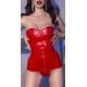 Corset + thong Rosalia Red