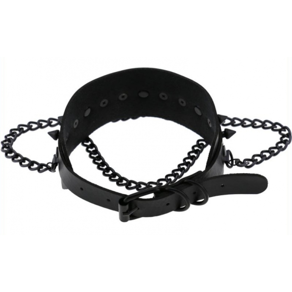 Piky spiked collar Black
