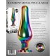 GEM RAINBOW Jewel Plug L 11.5 x 4.1cm