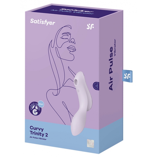 Estimulador de clítoris Curvy trinity 2 Satisfyer