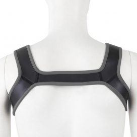Double Shoulder Wide Straps Harness Belt GREY