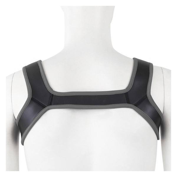 Should Wide Neoprene Hebegurt Schwarz-Grau