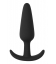 Plug in silicone Slim Butt 7,5 x 2 cm nero