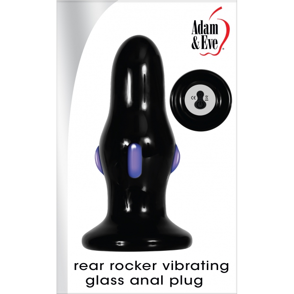 Plug en verre vibrant Rear Rocker 8.5 x 4cm