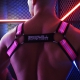 Breedwell BRUT Elastic Harness Pink Neon