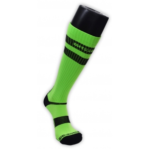 Breedwell Calzini alti LOGO KNEE Verde Neon