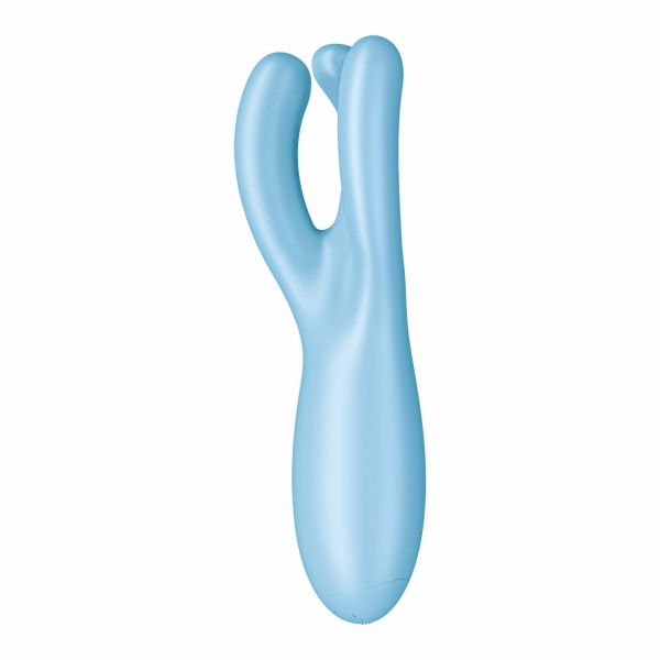 Klitoris-Stimulator verbunden Threesome 4 14cm Tiurquoise