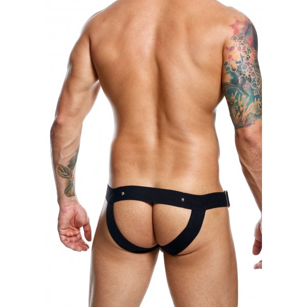 Anel de pénis Jockstrap DNGEON Preto