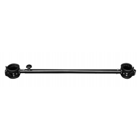 Adjustable metal bar with leather cuffs - 35 to 60cm