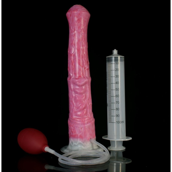 Squirting Silicone Dildo - 15 PINK