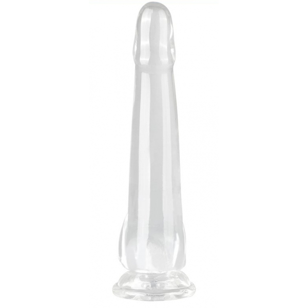 Consolador Dong M transparente 12 x 4cm