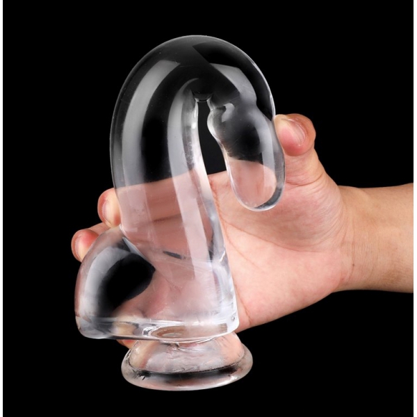 Transparenter Dildo CLEAR DONG XXL 20 x 5.5cm