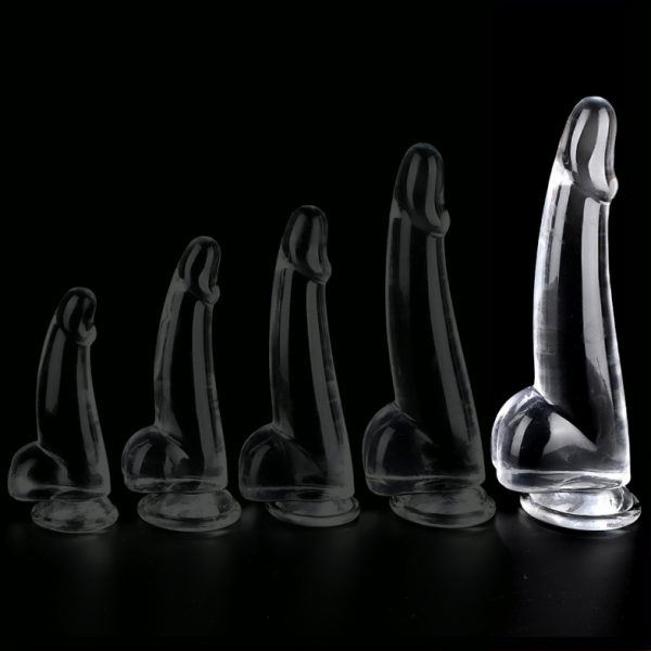 CLEAR DONG XXL transparante dildo 20 x 5.5cm