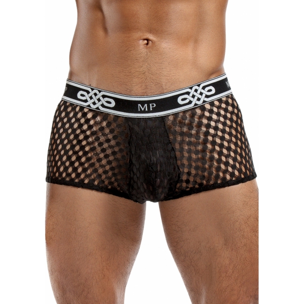 Sexy Boxer PEEP NET Black