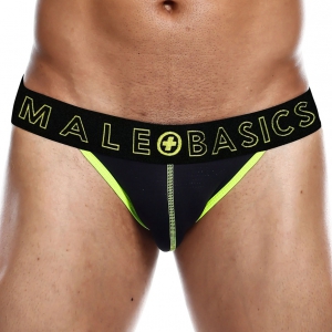 MALE BASICS Suspensorio NEON MaleBasics Negro-Amarillo