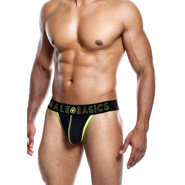 String NEON MaleBasics Zwart-Geel