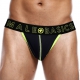 Tanga NEON MaleBasics Negro-Amarillo