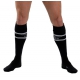Mister B URBAN Football Socks with Pocket Black