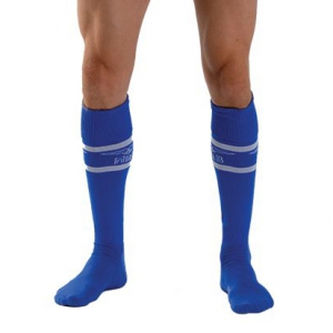 Mr B - Mister B URBAN VOETBAL SOKKEN Blauw-Wit