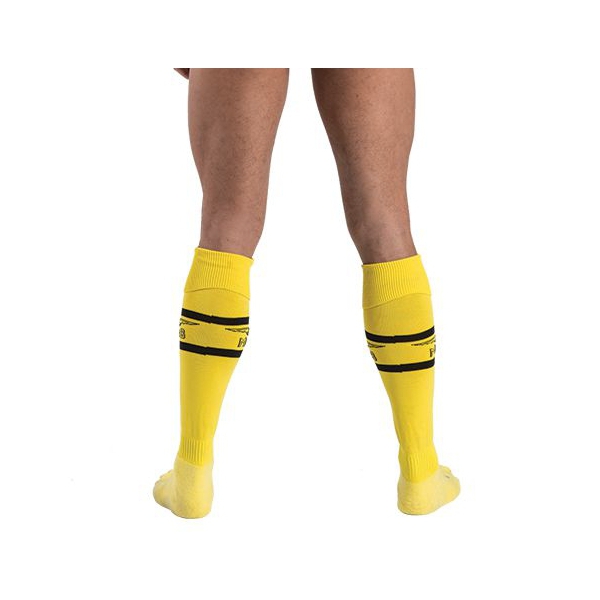 CALZONES DE FÚTBOL URBANO Amarillo-Negro