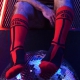 Hohe Socken HYBRED SOCKS Rot