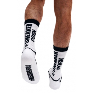 Sk8erboy Sk8erboy SNEAKERPORN White-Black Socks