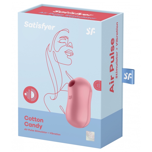 Estimulador Clitoral Cor-de-Rosa Cotton Candy Satisfyer