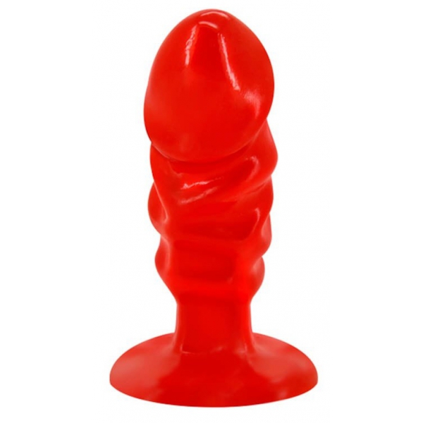 Pila do Butt Dick 10 x 3,5cm Vermelho