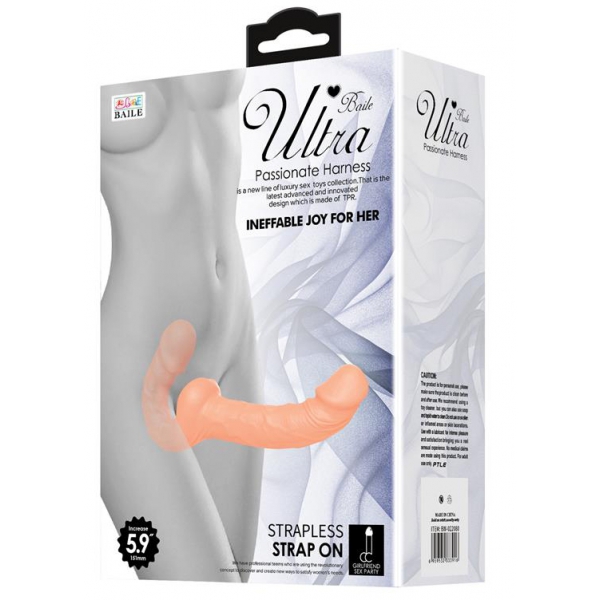 Gürtel-Dildo ohne Harness Ultra Passion 14 x 3.3cm