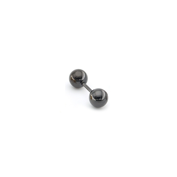 Ball Duo Earring Black