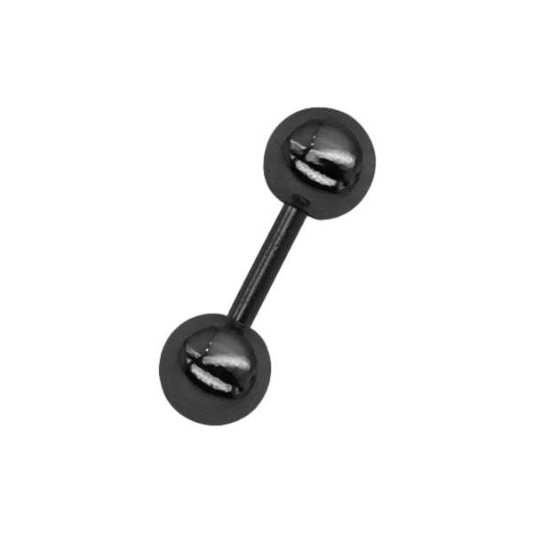 Ball Duo Earring Black