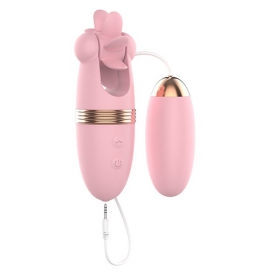 Rotierender Klitoris-Stimulator Magic Roll 13cm Pink