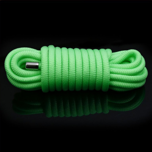 Cuerda Bondage Luminosa 10M Verde